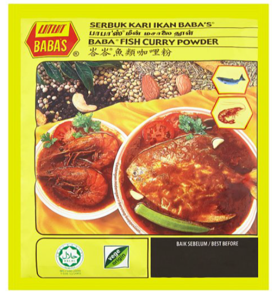 BABA FISH CURRY POWDER 250G