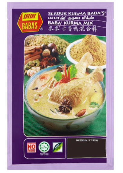 BABA KURMA POWDER 125G