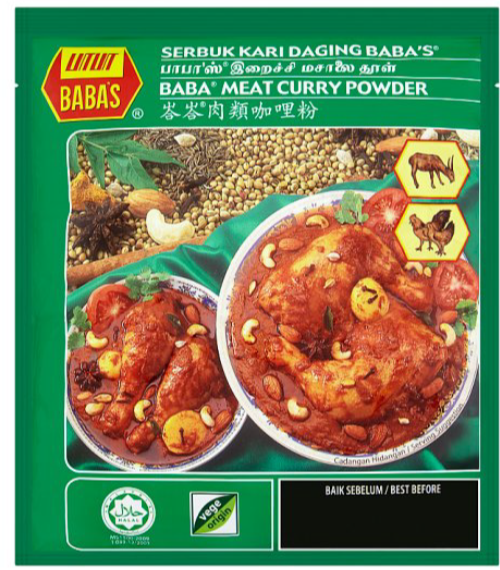 BABA MEAT CURRY POWDER 250G