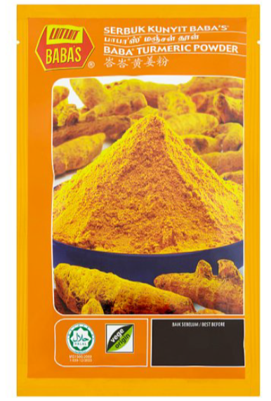 BABA TURMERIC POWDER 125G