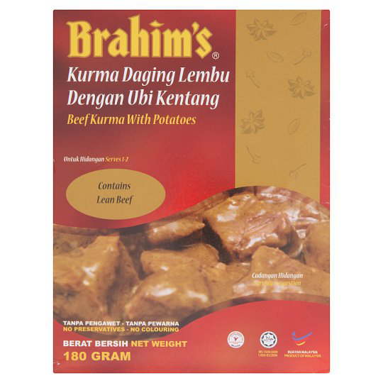 BRAHIMS KURMA DAGING LEMBU 180G