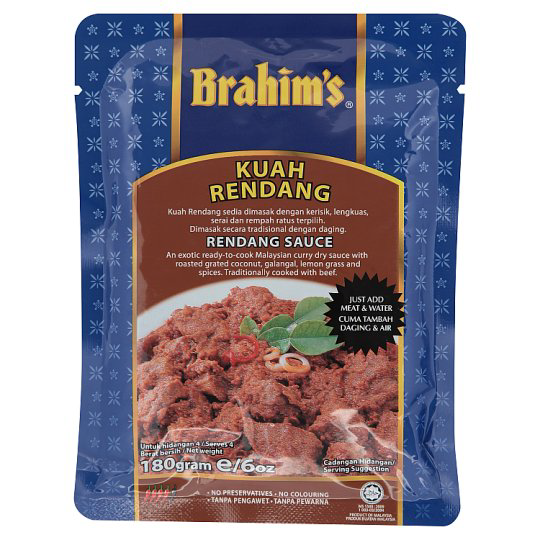 BRAHIMS RENDANG SAUCE 180GM