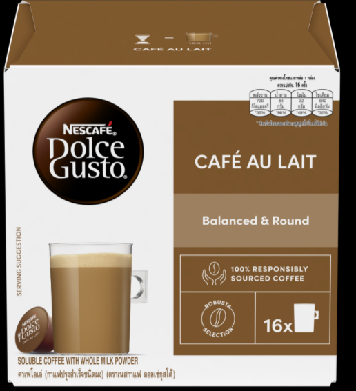 DOLCE GUSTO CAFE AU LAIT 160G