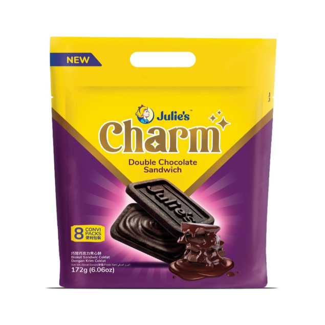 JULIES CHARM DOUBLE CHOCOLATE 172G