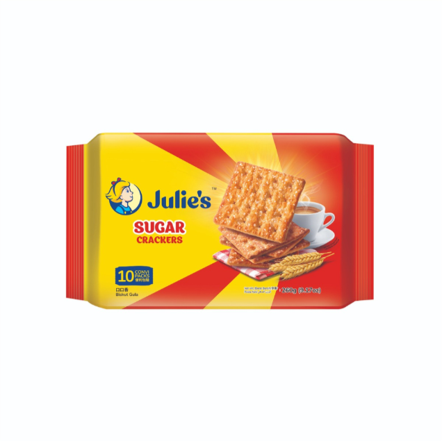 JULIES SUGAR CRACKERS CONVI PACK 260G