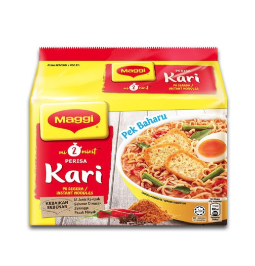 MAGGI 2 MIN NDL CURRY 5X79G