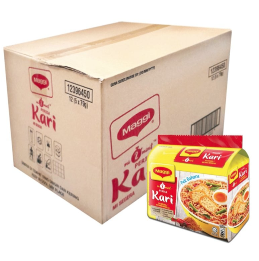 MAGGI 2 MINUTE NOODLE CURRY 5X79GX12