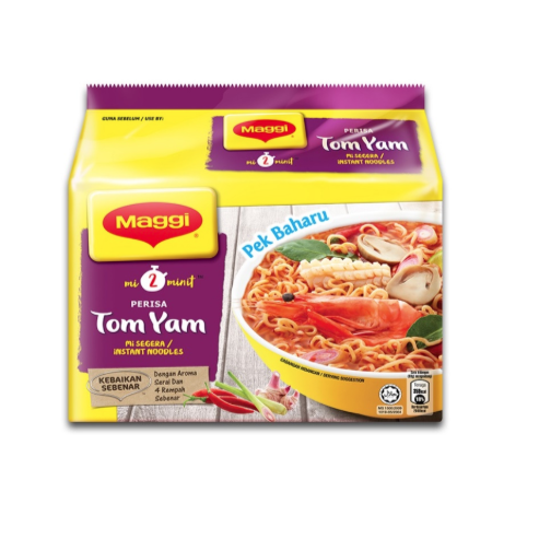 MAGGI 2 MINUTE TOM YAM INSTANT NOODLE 80G X 5S