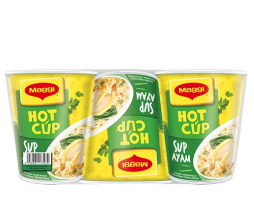 MAGGI HOT CUP CHICKEN INSTANT NOODLE MULTIPACK 6X57G