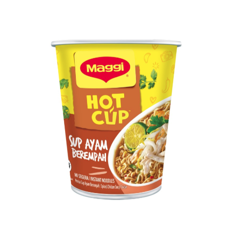 MAGGI HOT CUP SUP AYAM BEREMPAH 59G