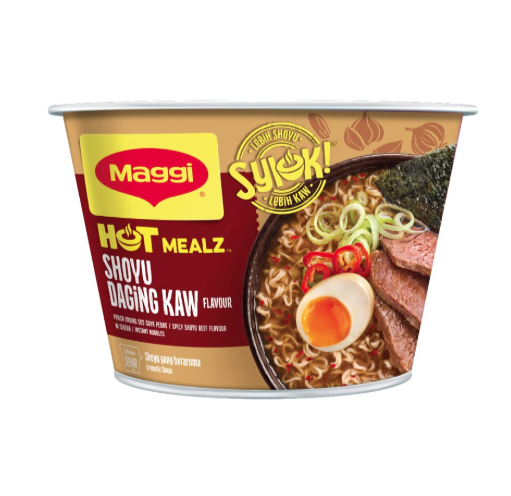 MAGGI HOT MEALZ SYIOK SHOYU DAGING KAW BOWL 86G