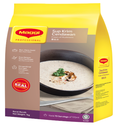 MAGGI MUSHROOM CREAM SOUP 1KG