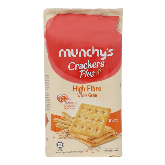 MUNCHYS CRACKER HI FIBRE WHOLEGRAIN 300G