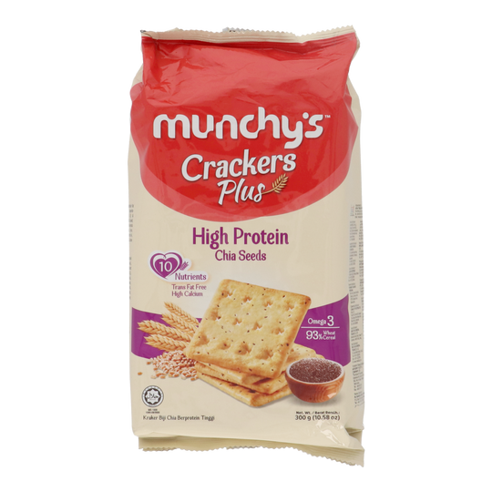 MUNCHYS CRACKER HI PROTEIN CHIASEED 300G