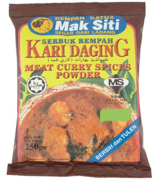 MAK SITI REMPAH KARI DAGING 250G