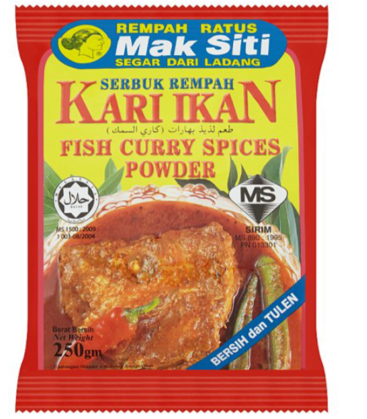 MAK SITI REMPAH KARI IKAN 250G