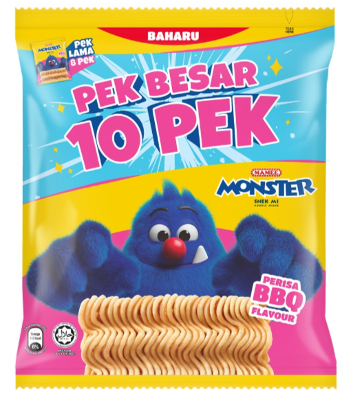 MAMEE MONSTER FAMILY PACK BBQ 10X20G