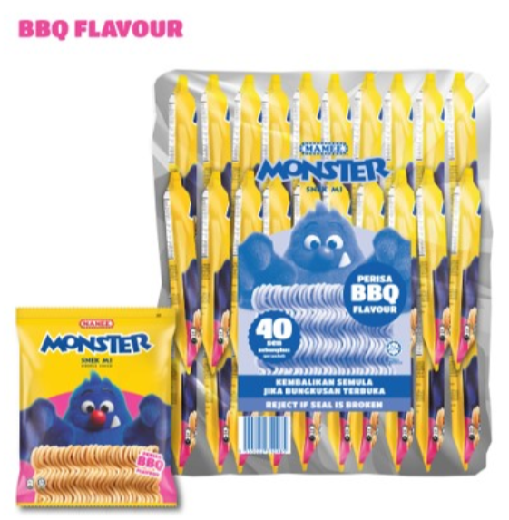 MAMEE MONSTER FAMILY PACK BBQ 30 X 25G