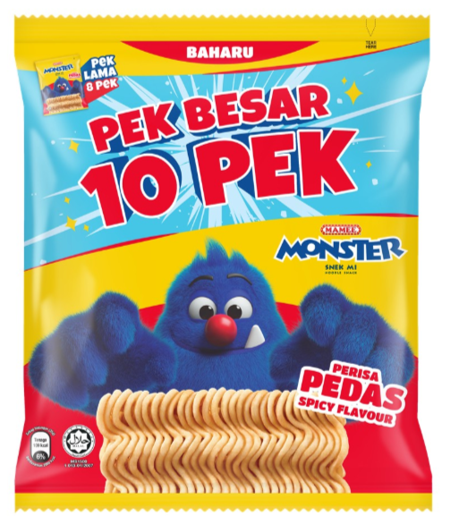 MAMEE MONSTER FP HOT SPICY 10X20G
