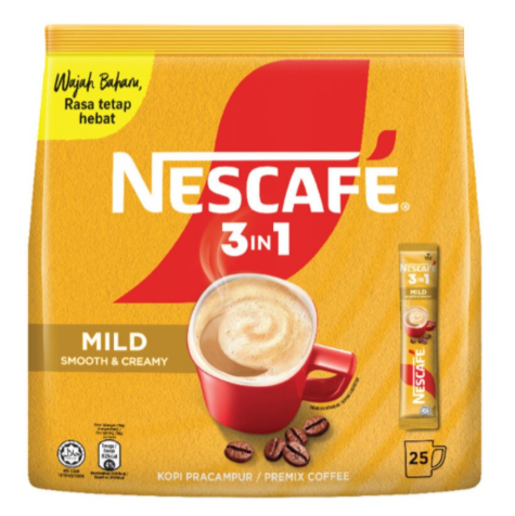 NESCAFE 3IN1 MILD 25X18G