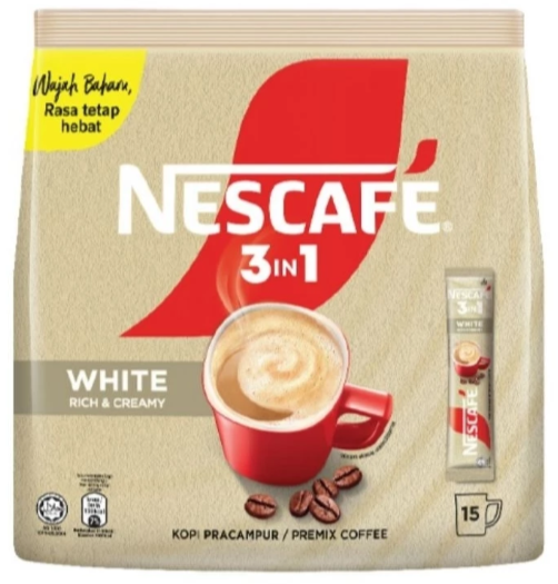 NESCAFE 3IN1 WHITE COFFEE 15SX30G
