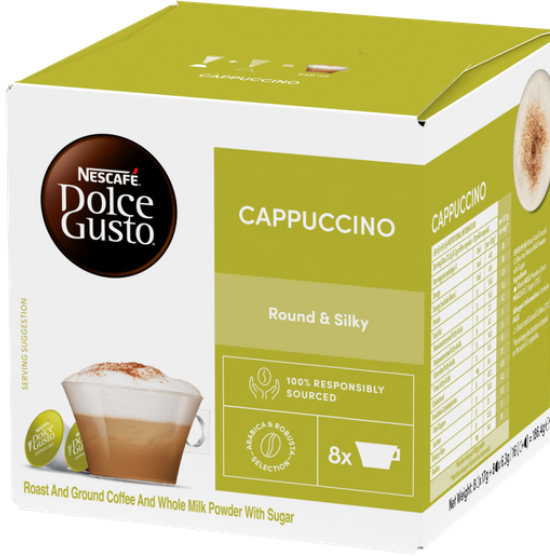 NESCAFE DOLCE GUSTO CAPPUCINO 186.4G