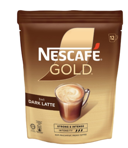 NESCAFE GOLD DARK LATTE 12X34G