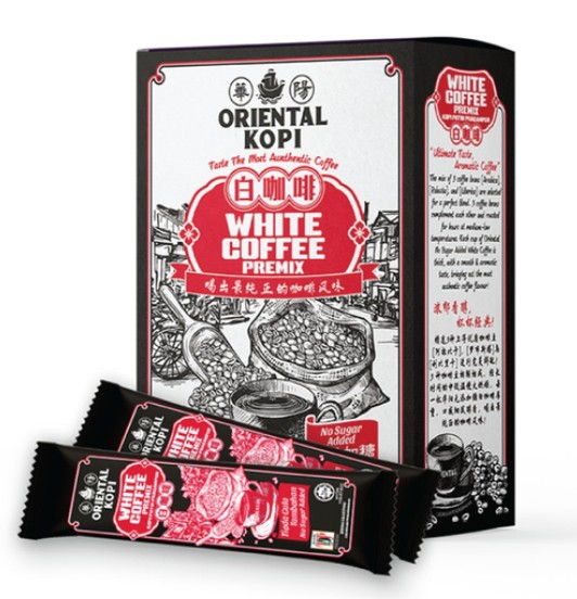 ORIENTAL KOPI 2IN1 WHITE COFFEE N/SUGAR 10X32G