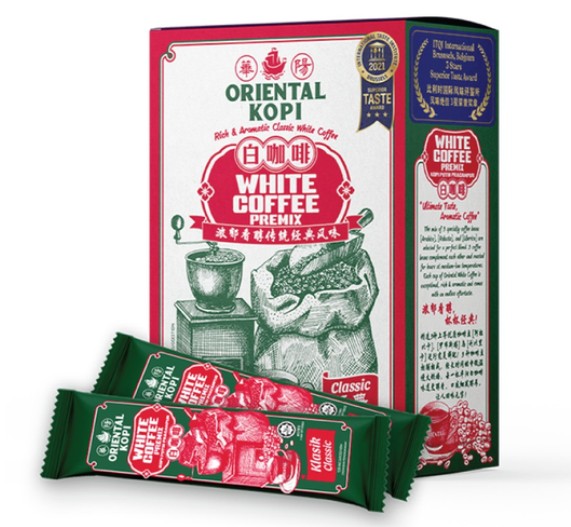 ORIENTAL KOPI 3IN1 WHITE COFFEE CLASSIC 10X38G