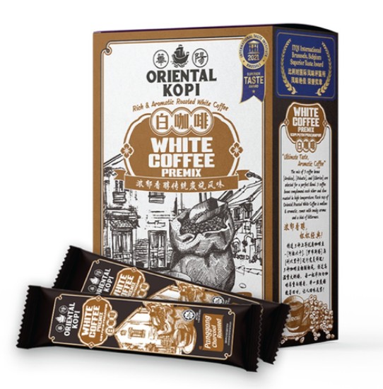 ORIENTAL KOPI 3IN1 WHITE COFFEE C/ROAST 10X40G